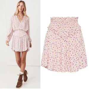 FINAL PRICE NEW NWT Spell Dolly Mini Skirt Ditsy Pink